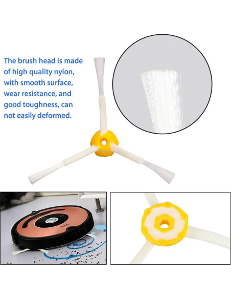 Cepillo Lateral de Repuesto Hongfa 694 para Roomba 500/600/700