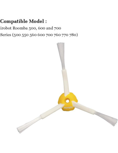 Cepillo Lateral de Repuesto Hongfa 694 para Roomba 500/600/700