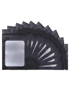 Bolsas Mylar Reutilizables STUs 100 Piezas 7.5x12 cm A Prueba de Olores