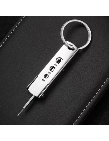 Mini Herramienta Multitool Genérico 6cm Acero Inoxidable EDC