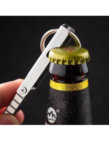 Mini Herramienta Multitool Genérico 6cm Acero Inoxidable EDC