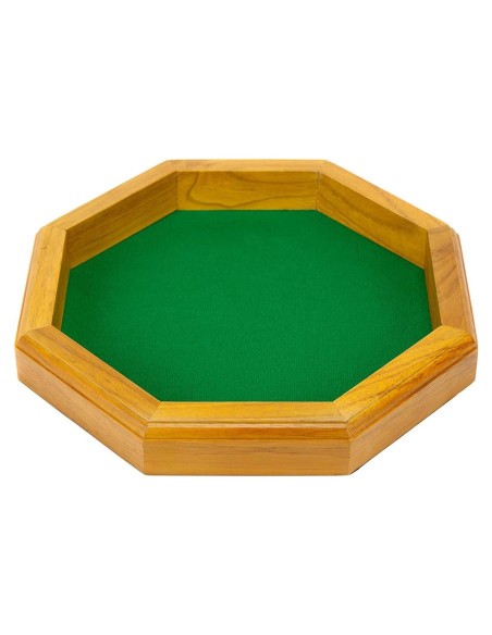 Bandeja de Dados Octagonal de Madera Wiz Dice 30.48 cm