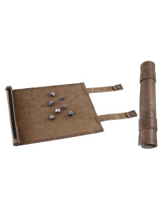 Bandeja de Dados Scroll Forged Dice Co - Tapete y Funda 14 Dados