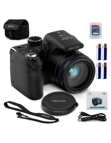 Cámara Digital Minolta MN40Z 20MP Zoom 40x Video FHD 1080p