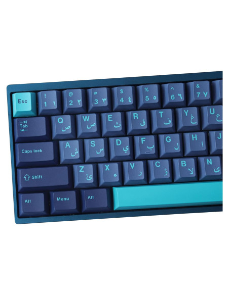Teclas PBT Tsungup 134 Teclas Cherry Mar Arábigo 7U
