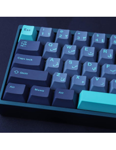 Teclas PBT Tsungup 134 Teclas Cherry Mar Arábigo 7U 2