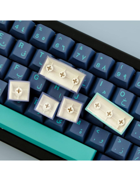 Teclas PBT Tsungup 134 Teclas Cherry Mar Arábigo 7U