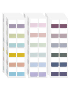 Pestañas Adhesivas Potanro 720pcs Coloridas Reposicionables