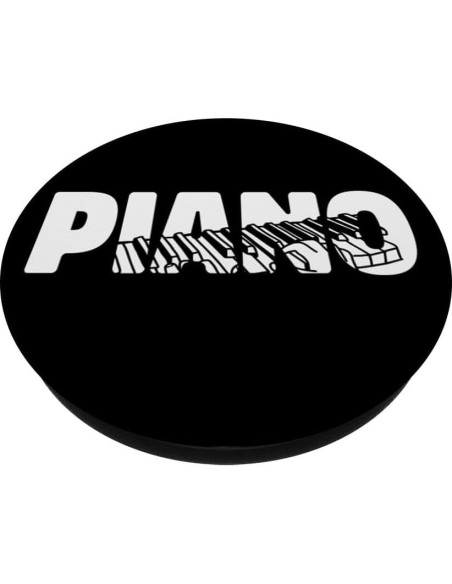 PopSockets Adhesivo PopGrip Piano Maestro Teclado Negro