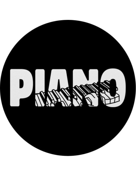 PopSockets Adhesivo PopGrip Piano Maestro Teclado Negro