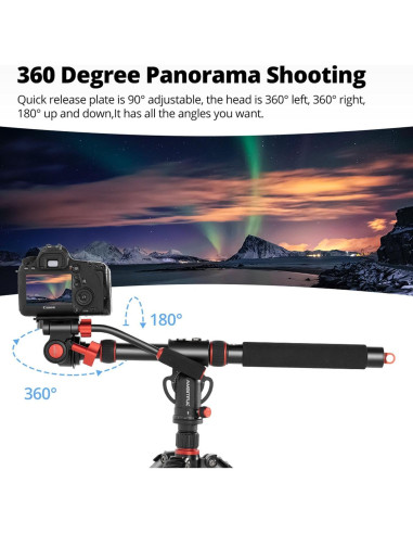 Brazo de Trípode AMBITFUL GM104 106cm Ajustable 10kg