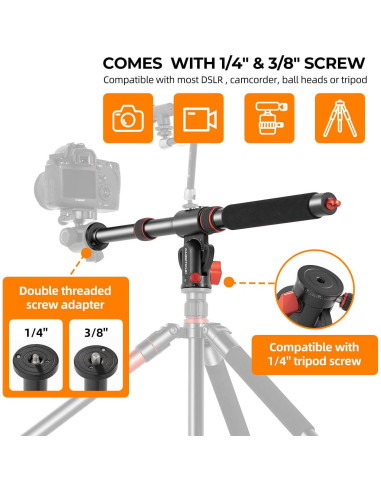 Brazo de Trípode AMBITFUL GM104 106cm Ajustable 10kg