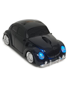 Ratón Inalámbrico WUQIDA en Forma de Coche Negro 1600 DPI