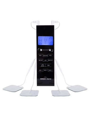 Easy@Home Estimulador Muscular TENS EHE010 con Pantalla LCD
