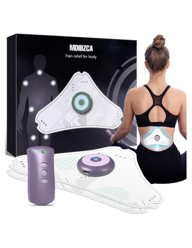 Unidad TENS Inalámbrica MDIBZCA para Alivio del Dolor - 2 Almohadillas