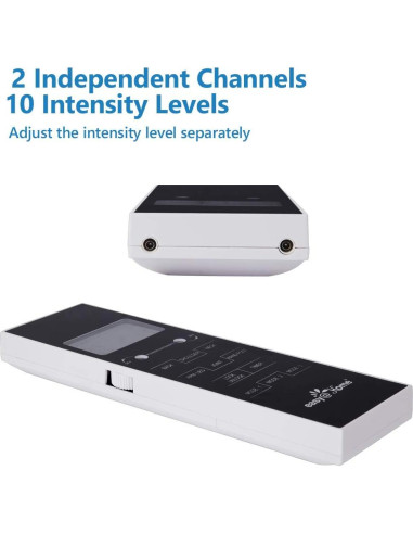 Easy@Home Estimulador Muscular TENS EHE010 con Pantalla LCD