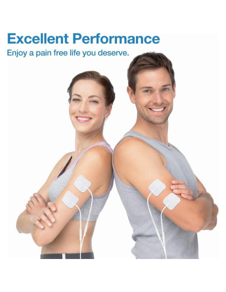 Easy@Home Estimulador Muscular TENS EHE010 con Pantalla LCD