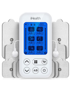 iHealth Estimulador Muscular TENS Doble Canal - Alivio Personalizado