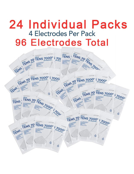 Almohadillas Electrodos TENS 7000 - Paquete de 96 Unidades