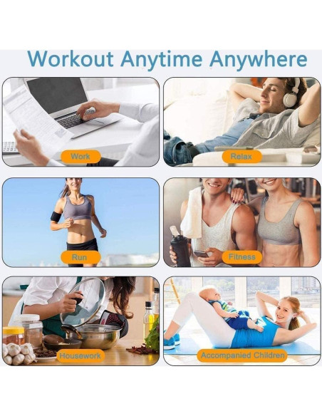 Cinturón de Fitness Erysin Estimulador Muscular 0.39 kg