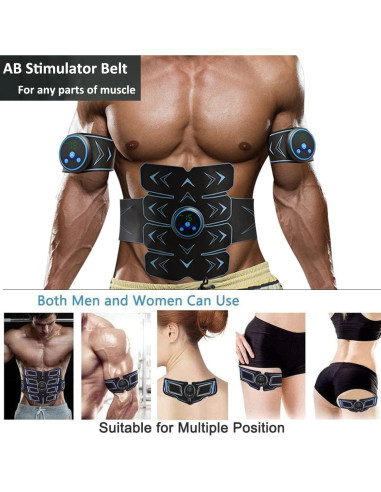 Cinturón de Fitness Erysin Estimulador Muscular 0.39 kg