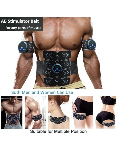 Cinturón de Fitness Erysin Estimulador Muscular 0.39 kg