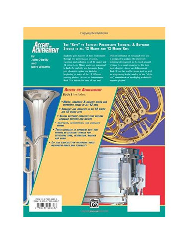 Accent on Achievement, Trombone Book 3 (Accent on Achievement, Bk 3)