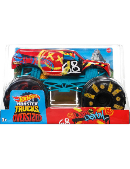 Camión de Demolición Hot Wheels Monster Truck 1:24 para Niños