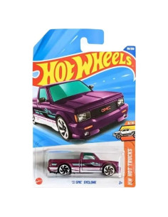 Hot Wheels GMC Syclone 1991 Diecast 1:64 Púrpura