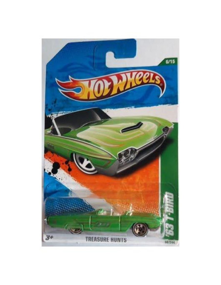 Hot Wheels 63 T-Bird Convertible Ford 1:64 Verde T-Hunt