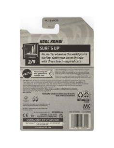 Hot Wheels Kool Kombi Surf's Up 1:64 Mattel Gris 49/250 2