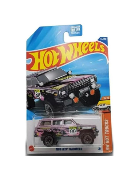 Hot Wheels Jeep Wagoneer 1988 Rosa/Púrpura 1:64 Diecast