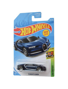 Hot Wheels Exóticos 7/10 Bugatti Chiron 1:64 Azul