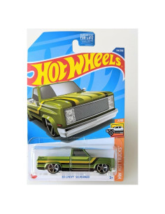 Hot Wheels Chevy Silverado '83 Miniatura 7.62 cm Verde