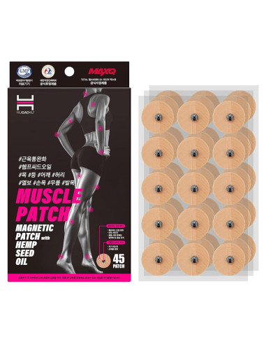 Parche Magnético Muscular Healthanapa 45 Parches 1300 Gauss