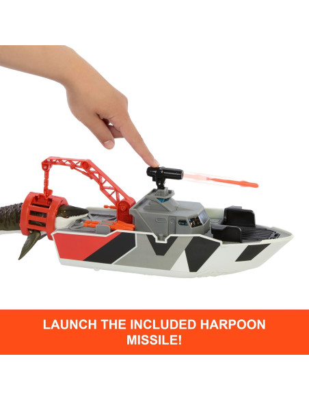 Juego de Rescate Mosasaurus Matchbox Jurassic World 31.75 cm Juego de Rescate Mosasaurus Matchbox Jurassic World 31.75 cm