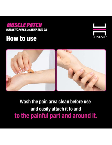Parche Magnético Muscular Healthanapa 45 Parches 1300 Gauss