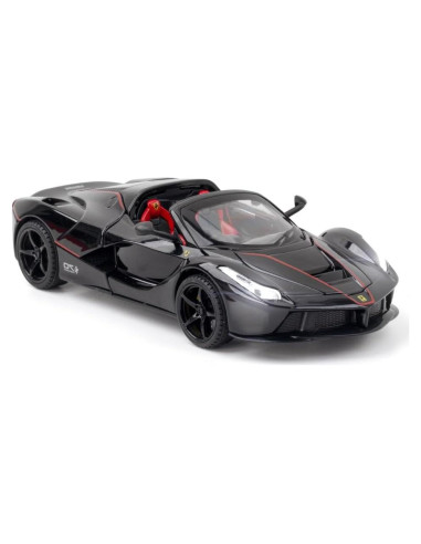 Coche de Juguete LaFerrari Negro 1:24 iLooboo con Luz y Sonido