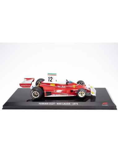 Coche de Fórmula 1 1/24 OPO 10 Ferrari 312T Niki Lauda 1975
