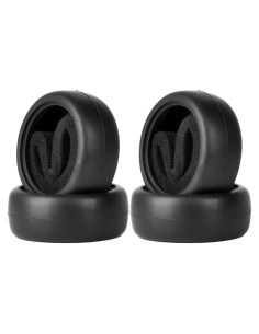 Neumáticos de Carretera 1/10 RcThjia 4 Pcs Caucho Blando