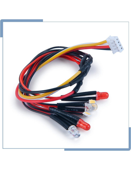 Juego de Luces LED Frontal y Trasera Zolikar para Kyosho Mini Z 4x4