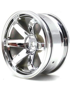 4 Llantas de Plástico 52mm para Coche RC 1/10 LAFEINA Plata 2