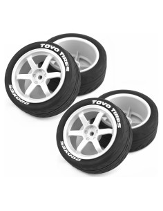 Neumáticos y Ruedas RC 1/10 Dantenron Touring 68mm 4Pcs