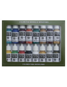 Set de Pinturas Acrílicas Medievales Vallejo 16 x 18 ml