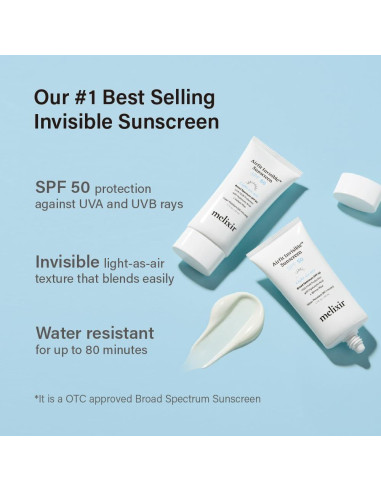Protector Solar Facial Melixir Airfit Invisible SPF 50 50ml