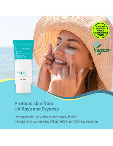 Esencia Solar Hidratante SCINIC SPF50+ PA++++ 50ml