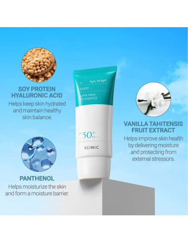 Esencia Solar Hidratante SCINIC SPF50+ PA++++ 50ml