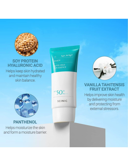 Esencia Solar Hidratante SCINIC SPF50+ PA++++ 50ml Esencia Solar Hidratante SCINIC SPF50+ PA++++ 50ml