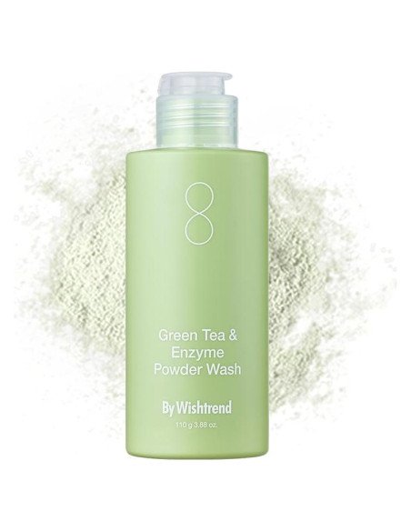 Limpiador en Polvo By Wishtrend Té Verde 110 g Exfoliante