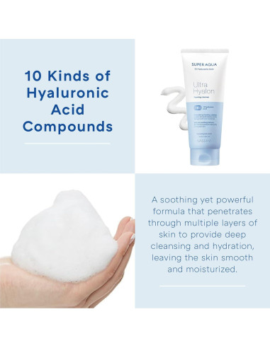 Espuma Limpiadora Facial Hidratante MISSHA Super Aqua 199g